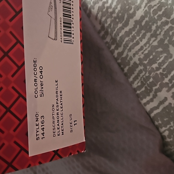 Tory Burch Eleanor espardrille metallic leather - Picture 4 of 4